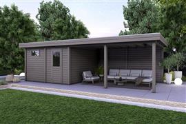 Tuinhuis Smart Serie 400 x 300 + 500 cm