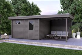 Tuinhuis Smart Serie 400 x 400 + 300 cm