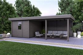 Tuinhuis Smart Serie 300 x 350 + 400 cm