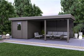 Tuinhuis Smart Serie 250 x 250 + 400 cm