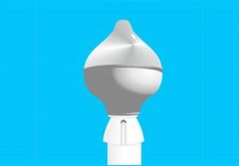 Mastknop Peer Zilver
