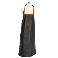 Leren schort Black