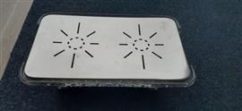 Vintage Warmhoudplaat Glas