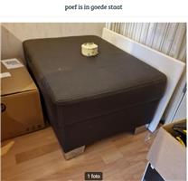 Poef in uitstekende staat oftewel als nieuw. 