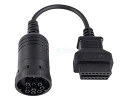 OBDSTAR Mercury 9 Pins OBD - 16 Pins OBD2 Verloopkabel Motorboot