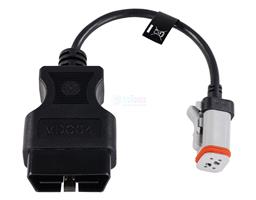 Jaltest Knorr-Bremse 4 Pins EBS - 16 Pins OBD2 Verloopkabel Bedrijfsvoertuig