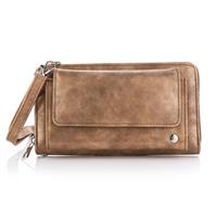 Portemonnee Emma bronze metallic - met telefoonvakje - WT627