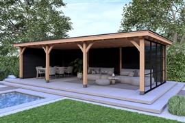 Overkapping Royal Serie 3 Douglas 900 x 310 cm