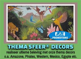 verhuur jungle party aankleding palmboom etc.