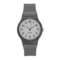 Jelly Horloge voor Dames - Kwarts Uurwerk Silicoon Bandje - Zwart
