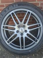 19 Originele RS4 Antraciet Audi TT Steek 5x112
