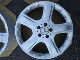 19 Inch Originele Mercedes Velgen Steek 5x112