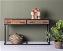 Sidetable Dakota 2 Lades 120X35x80 cm