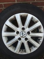 15  VW Scirocco Velgen Caddy Golf 5 6 7 Touran
