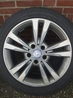 17 Avantgarde  Mercedes C E klasse Steek 5x112