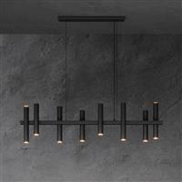 Stelvio hanglamp 140cm - 8 buizen - 10 lichts