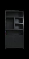 Vakkenkast Lazio | Links | 100x42x215 cm | Teak Fineer | Op Aanvraag