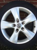 17 Originele Opel Velgen en Banden Steek 5x115