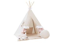 Tipi tent Cute Frills met accessoires Tipi tent + 2 kussens en speelmatras