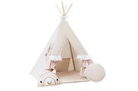 Tipi tent Cute Frills met accessoires Tipi tent + 2 kussens en speelmatras