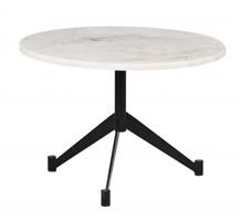 Bijzettafel Brix Yara Wit Marmer 32 cm