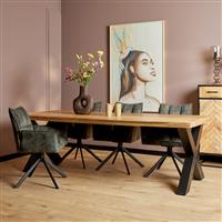 Eettafel Denver | 240 cm | Rechthoek | X-poot