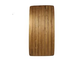 Tuin tafelblad Danish - 180x100x3 - Naturel - Oud teakhout