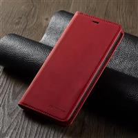 iPhone 16 Wallet Flip Case - Portefeuille Cover PU Leer Hoesje - Rood