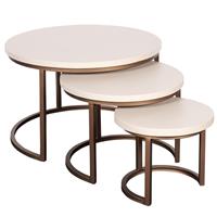 Salontafel set van 3 Madison Sand