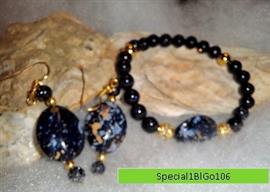 Prachtige set van armband en oorbellen!