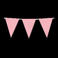 Paper flagline - Pastel pink