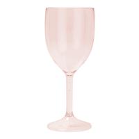 Reusable Semi Tranparent Glasses Reusable Semi Tranparent Wine Glasses In Rose Gold Color 2St