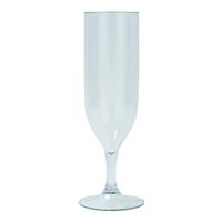 Reusable Semi Tranparent Glasses Reusable Semi Tranparent Champagne Glasses In Light Blue Color 2St