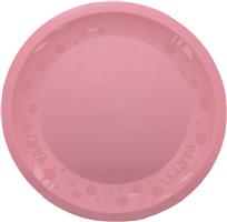 Party Reusable Pastel Colors Party Reusable Plate 21Cm Pink Pastel 1St