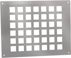 - Nedco Ventilatieplaten 250x200mm - alu
