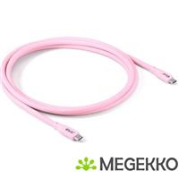 CLUB3D USB C cable pink