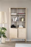 Boekenkast Harvey | 90x40x180 cm | Eikenhout & Eikenfineer | Verwacht in week 24