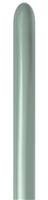 Mintgroene Modellleerballonnen Metallic 1,52m 50st