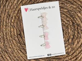 Baby haarspeldjes setje 11 - mini - 2cm groot - voor de eerste lokjes haar - strikjes