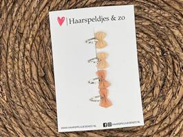 Baby haarspeldjes setje 14 - mini - 2cm groot - voor de eerste lokjes haar - strikjes