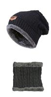 Muts en sjaal - zwart - kind - peuter - kleuter