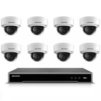 Hikvision 4 MP IP camerabewaking set 8 cameras