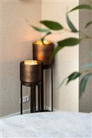 Windlicht Mione | Klein | Ø27 x 84 cm| Brons | Richmond Interiors