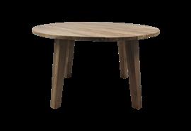 Tuintafel Mari Rond 130 cm| Naturel Teakhout