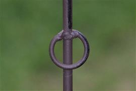 Plantensteun Dennenappel Recht, met 2 ogen 130cm. PY25D