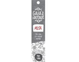 Gaias incense Musk - 15 sticks