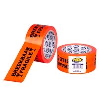 HPX Verpakkingstape Breekbaar / Fragile 50mm x 66m