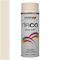 Motip Deco Paint Ral 9001 Crème Wit Hoogglans 400 ml