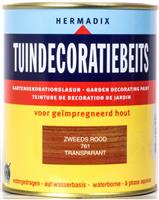 Tuindecoratiebeits Transparant Zweeds Rood 761 750 ml