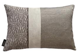 Sierkussen Rosalynn strook 45x30 cm | Brons Interieur
